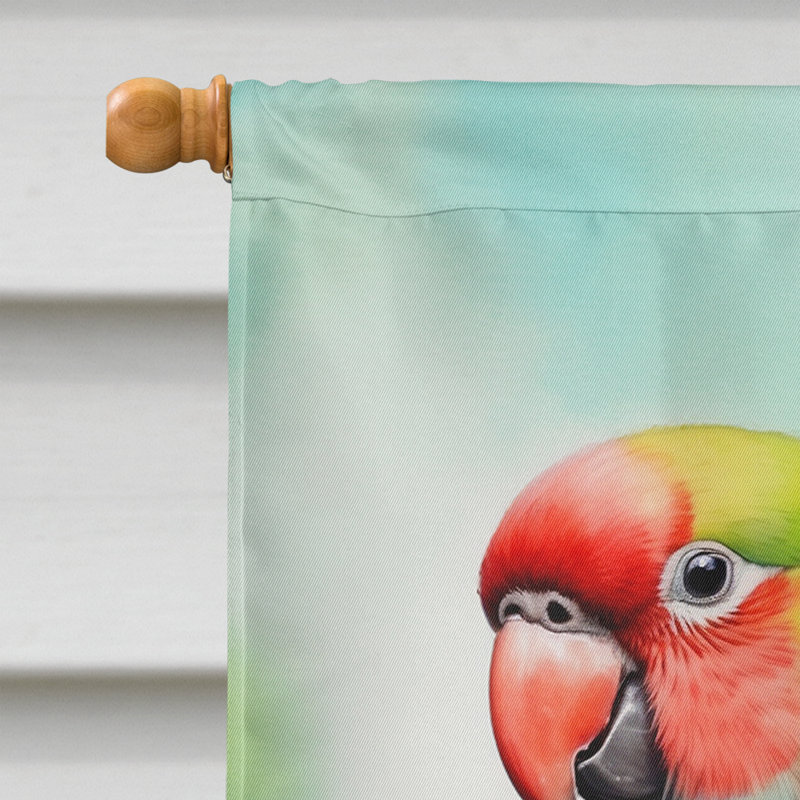 Drapeau pour la maison, Perroquet africain