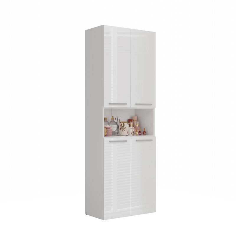 Accent Cabinet, White High Gloss