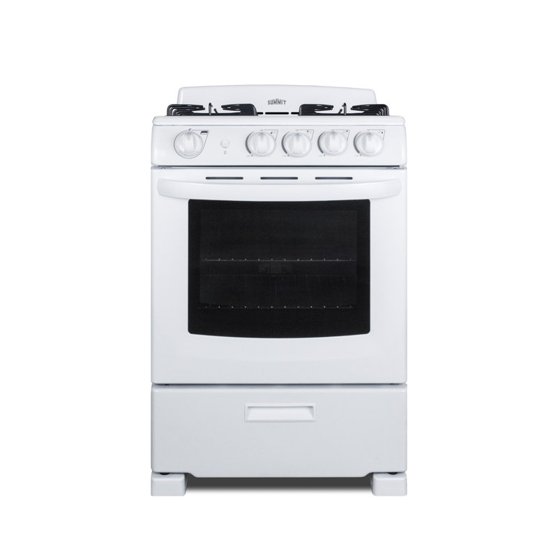 Cuisinière à gaz 24 po sur pied