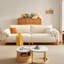 Coussin modulaire beige en polyester-63454339-63454364
