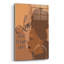 Art mural en verre épique «Brown Wrap» par Marlee Ash Calligraphy & Design, 24 po x 36 po-117541180