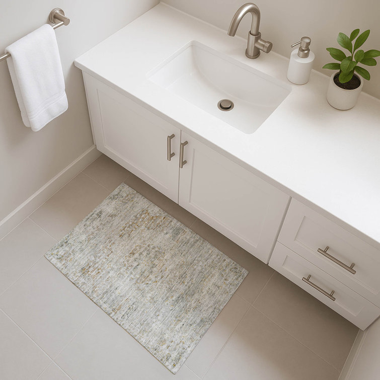 Premium Machine Washable Marasco AMF1636 Global Rug