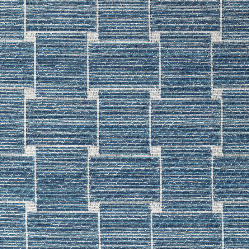 Granville Beaumois Cotton Blend Performance Fabric, Blue