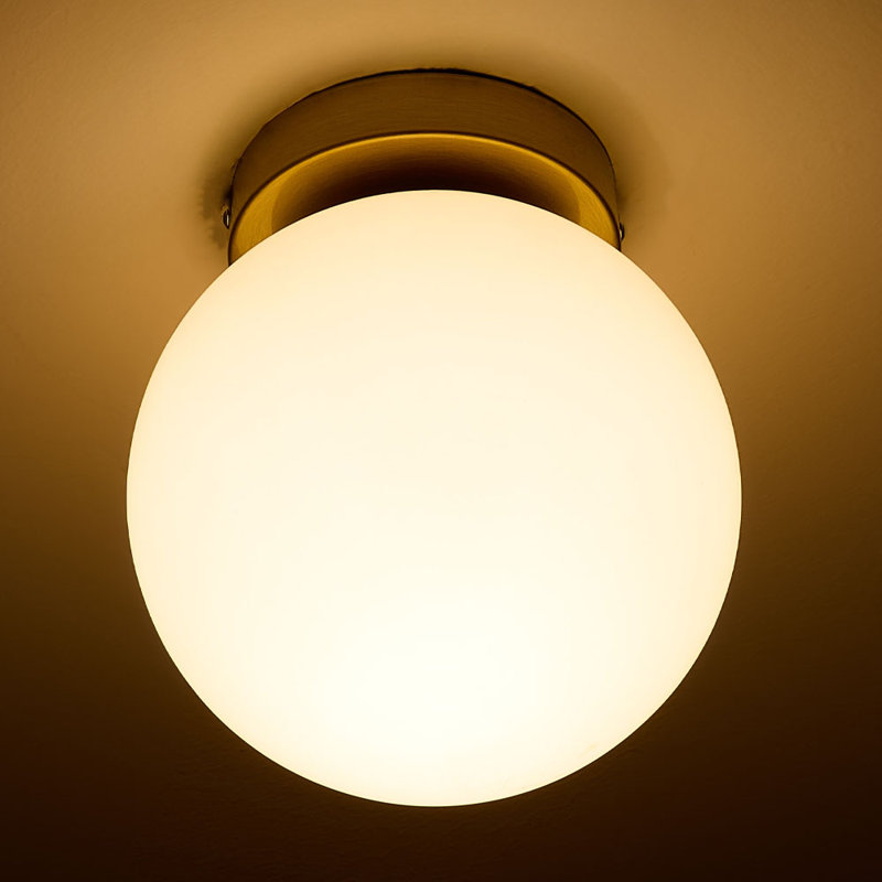 Glass Semi Flush Mount