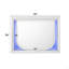 Miroir blanc perle avec DEL
