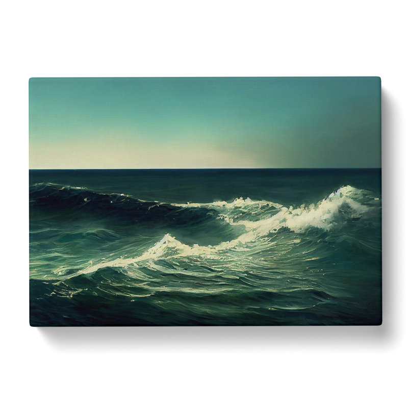Choppy Sea - Wrapped Canvas