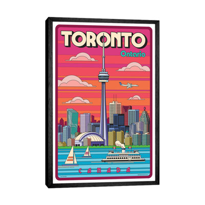 Toronto Pop Art Travel by Jim Zahniser - Print on Canvas