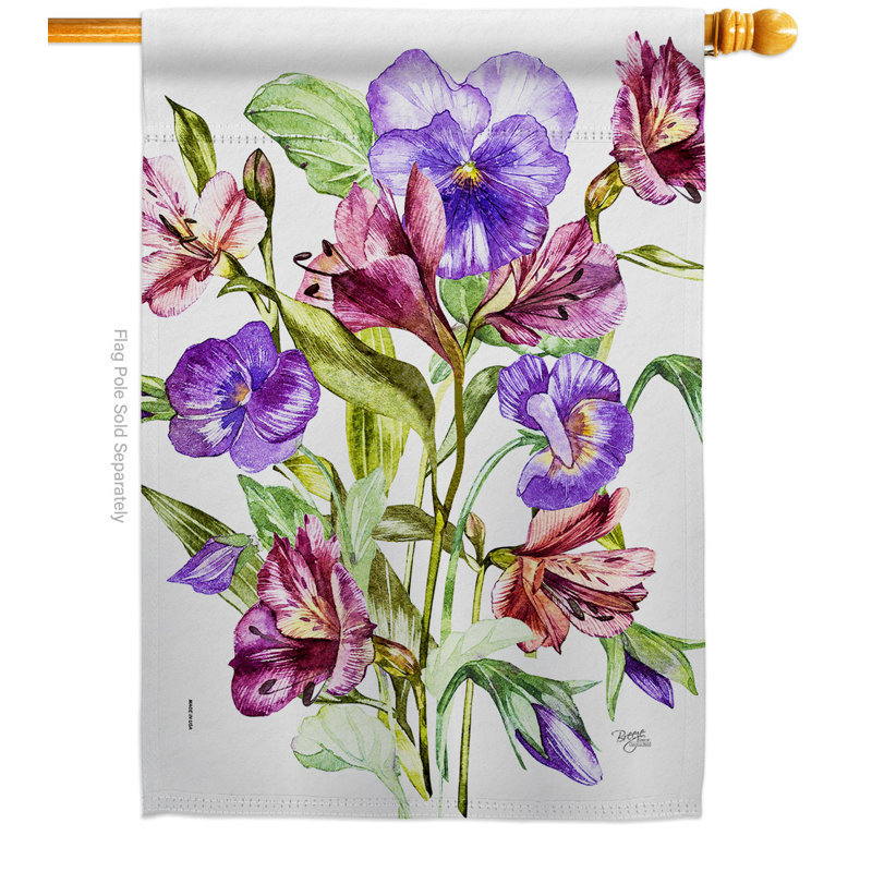 Double Sided 40'' H x 28'' W Polyester House Flag