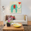 «Ada's Elephant», reproduction sur toile tendue-96605278