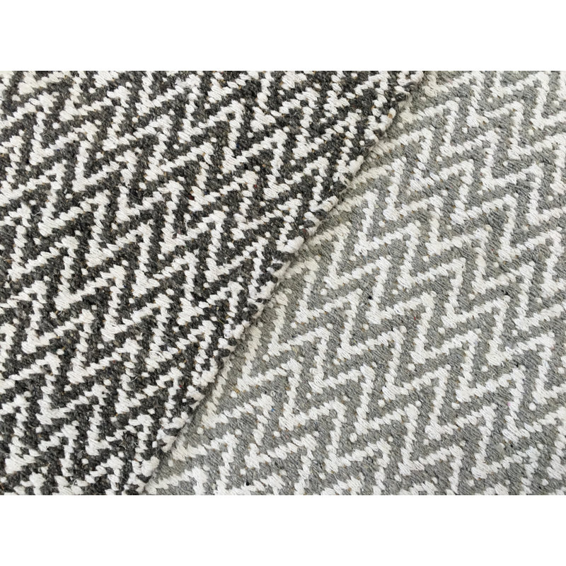 Eesa Chevron Hand Woven Area Rug, Rectangle 70 x 115cm