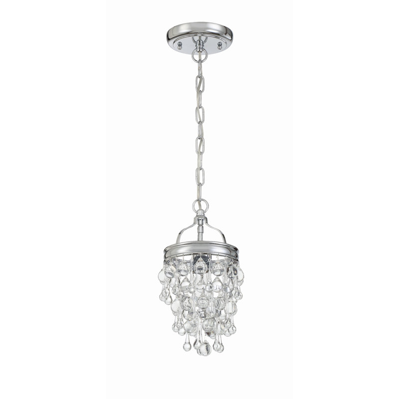 Luminaire suspendu à 1 lumière Alto, Chrome poli