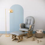 Hoop Glider with Ottoman