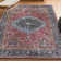 Sarok Ogee Medallion Machine-Washable Red/Blue/Brown Rug