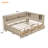 Wood Daybed with Storage Shelves and 3 Drawers-658309790