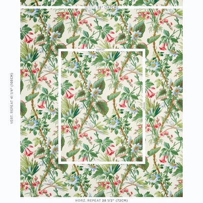 Schumacher Palmetto Garden Fabric | Perigold