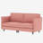 Dillon Fabric Upholstered 2-Seater Sofa
