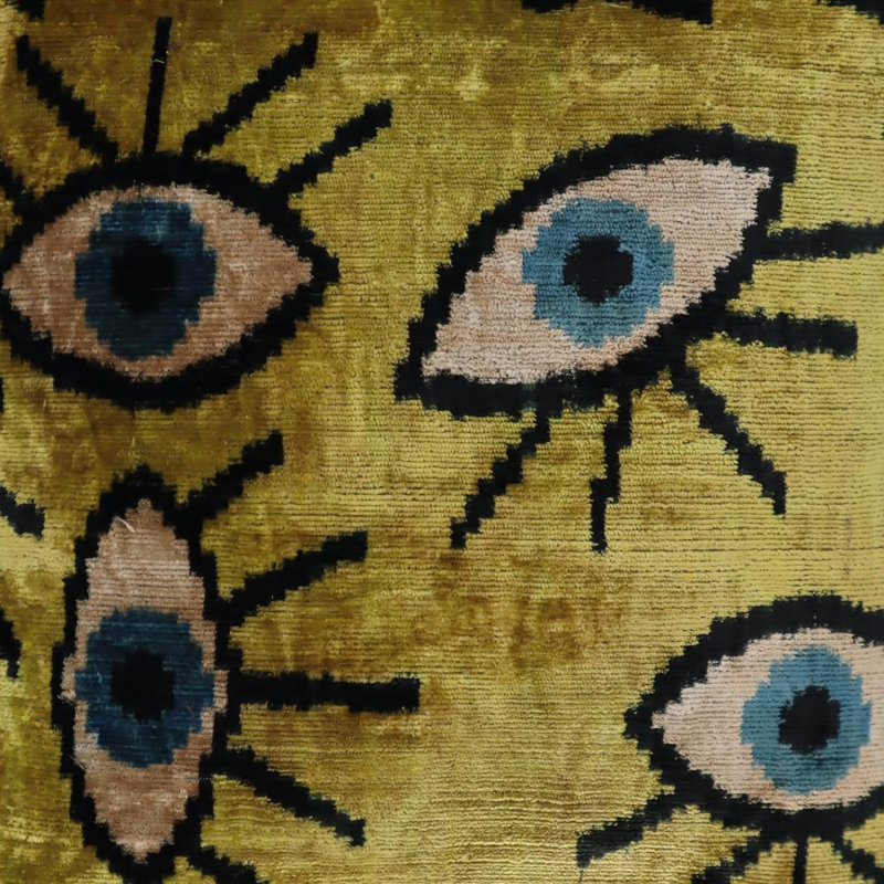 Coussin décoratif, Jaune