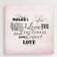 « family rule », art textuel sur toile tendue-1415711632