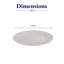 Assiette plate en porcelaine Premium Privilege | Blanc | Paquet de 6 | Va au micro-ondes et au lave-vaisselle-127329530