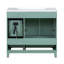 Meuble-lavabo moderne 36 po avec chargement USB - robinets non inclus-101797611