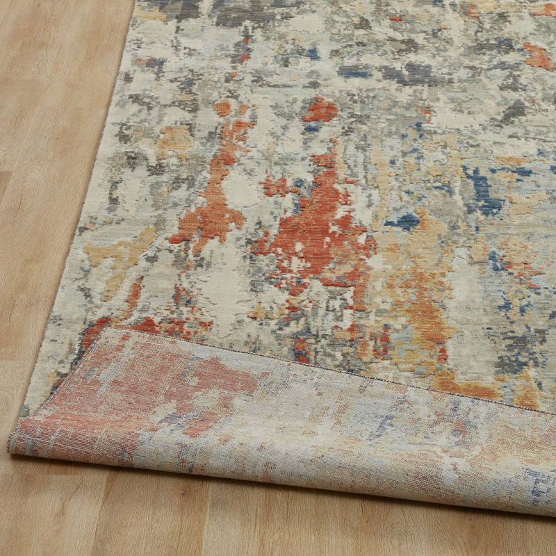 Wool Area Rug, Rectangle 3'6" x 5'6"