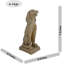 Maude DOG Sitting 71cm Blue Iron Effect-91925181