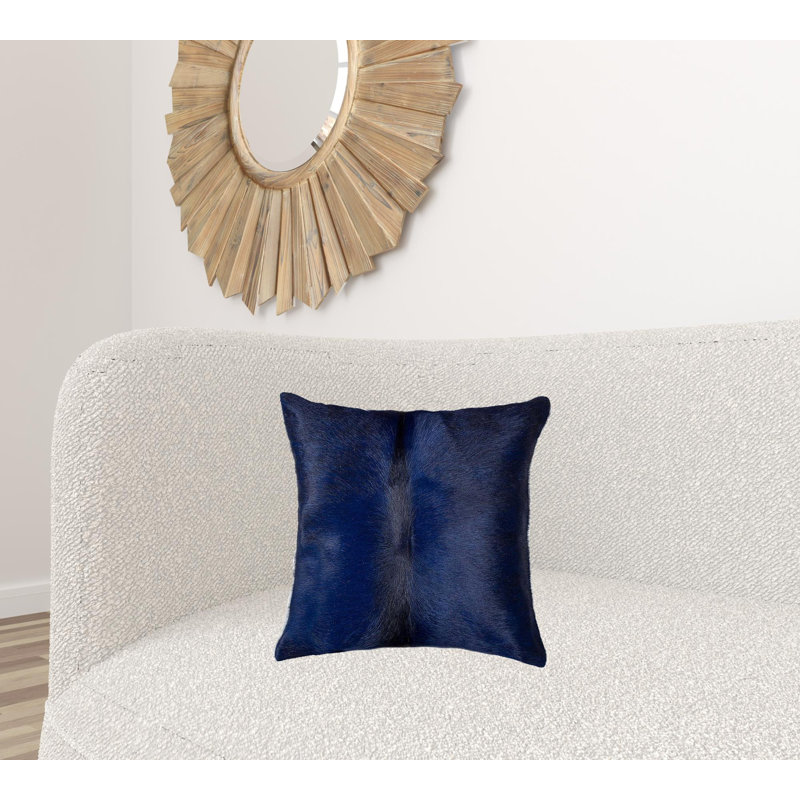  Cowhide Animal Print Throw Pillow