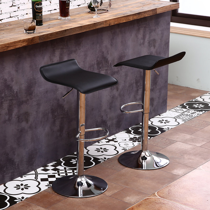 Tabouret de bar pivotant à hauteur ajustable Teresita