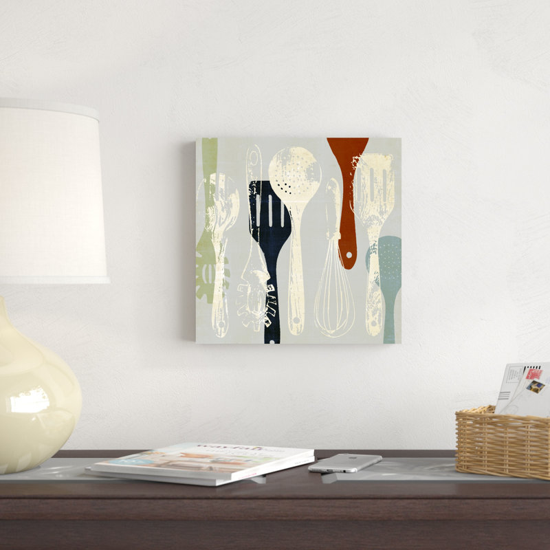 «Cook's Choice II» par Annie Warren - peinture sur toile tendue, H 12 po x l 12 po