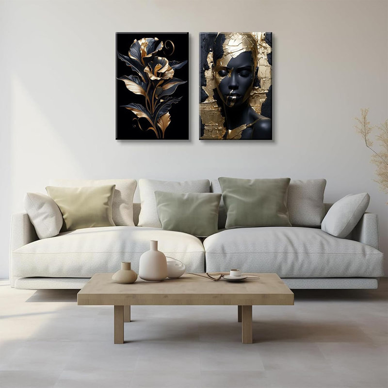 2 Piece Wrapped Canvas Print