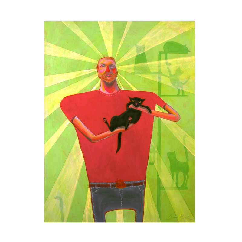 Art sur toile «Bachel Bebe Keith», H 19 po x l 14 po