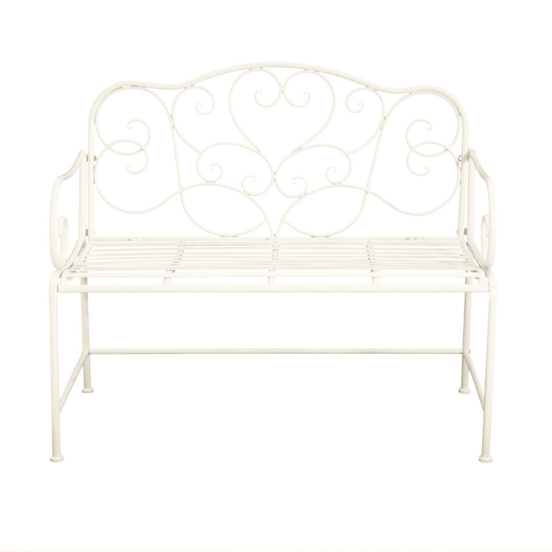 Banc de jardin extérieur, White