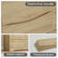 Commode 9 tiroirs en bois pour chambre à coucher, grande commode de rangement avec plateau large, naturel-1333533652