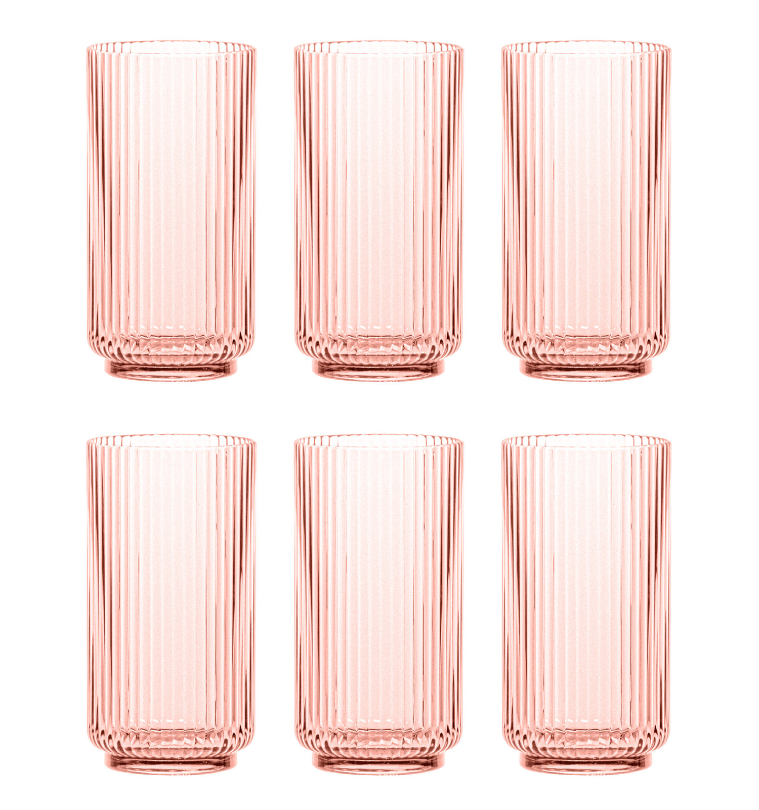 Indra Drinking Glass, Pink, 22oz.