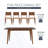 Aniek 5PC Upholstered Dining Set Black