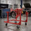  Support de moteur pour Chevy Sb Bb - support de moteur en acier robuste avec roues d'une capacité de 1000 lb pour la restauration de voitures classiques et le rangement dans le garage - Support mobile thermolaqué rouge avec quincaillerie incluse