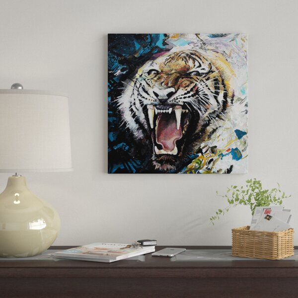 Bless international Tiger Roar by Piero Manrique Print | Wayfair