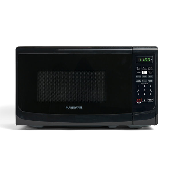 Farberware Countertop Microwave 0.7 Cu. Ft. 700-Watt Compact Microwave Oven FMO07ABTBKA