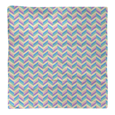 Serviette en coton chevron