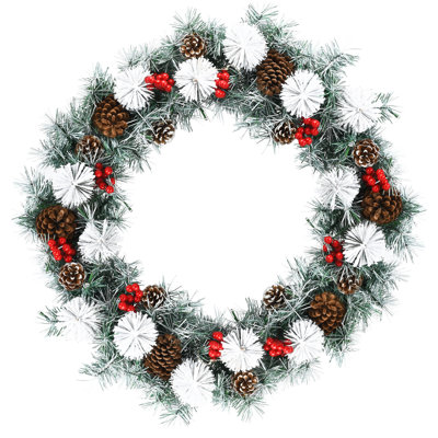 Couronne lumineuse en PVC 30 po The Holiday
