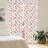 Flower Curtains, Playful Garden Colorful Meadow with Blossoming Flowers Strawberries Birds Animals, Window Treatments Panel for Living Room Bedroom Decor, Multicolor Semi-Sheer Rod Pocket Sliding Panel-1923746124