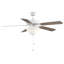 Ventilateur de plafond standard à 5 pales 52 po avec chaîne de traction et ensemble d'éclairage inclus Garrett-20361277