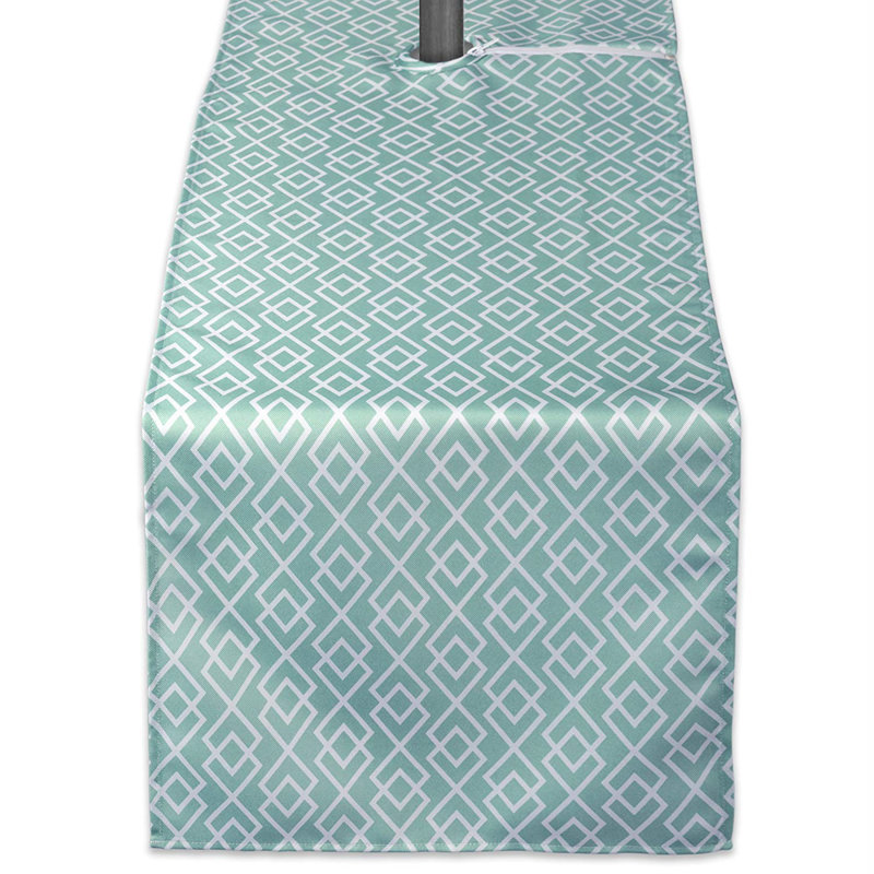 Longwell Diamond Umbrella Table Runner, 72" L x 14" W