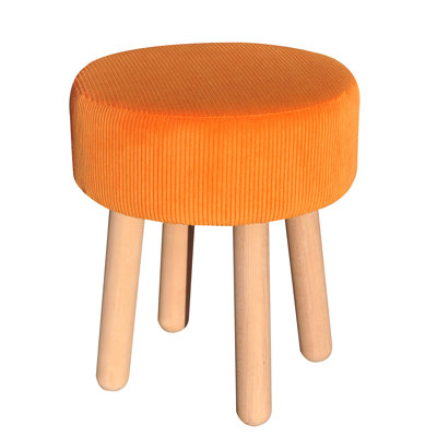 Solid + Manufactured Wood Accent Stool