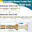 84cm Straight Wall Shower Curtain Pole