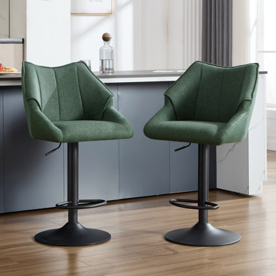 Swivel Upholstered Bar Stool