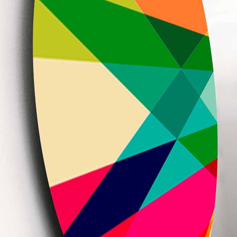 Abstract Wall Decor on Metal