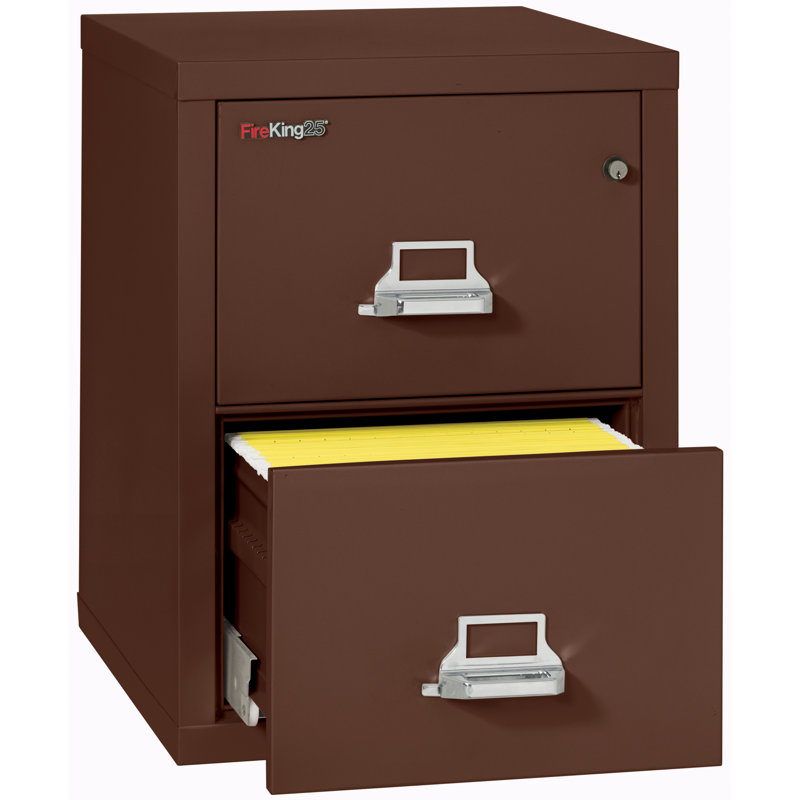 Fireproof 2 - Drawer File Cabinet, Brown