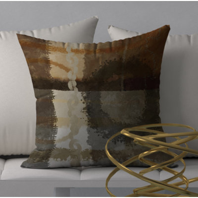 Housse de coussin décorative carrée et insert