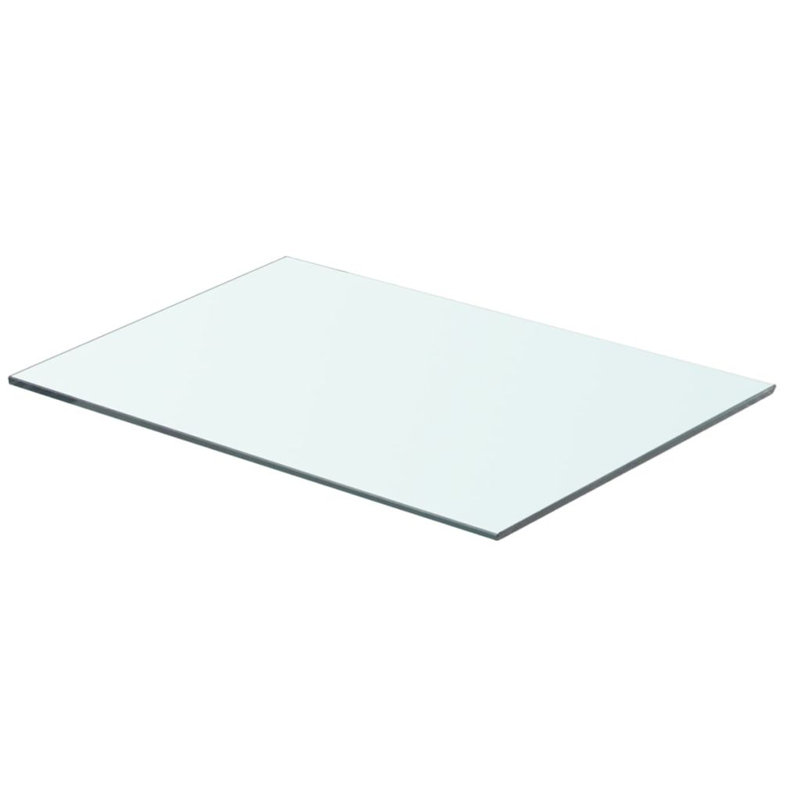 Glass Floating Shelf, 0.8cm H x 50cm W x 30cm D